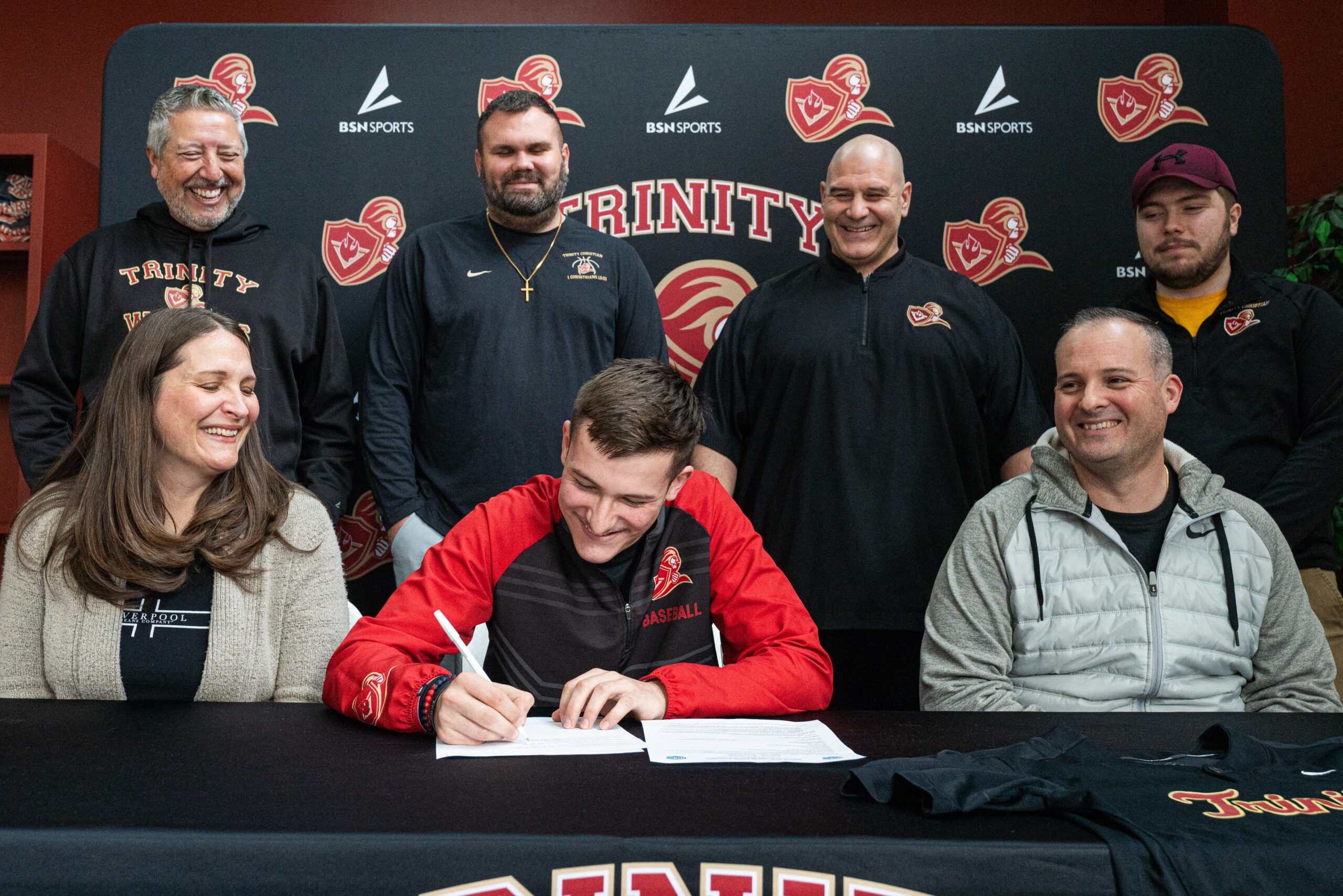Trinity Christian's Will McPherson signs to play baseball in college
